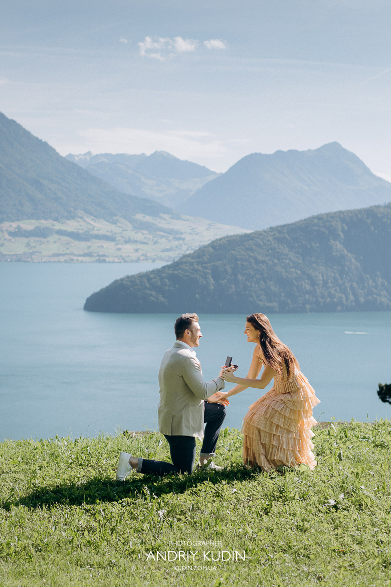 Proposal photoshoot in Switzerland. PHOTOGRAPHER ANDRIY KUDIN