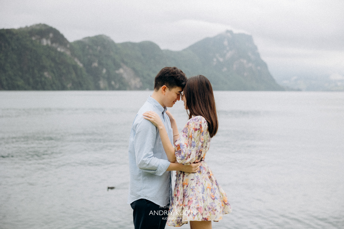 Marriage Proposal at Lake Luzern