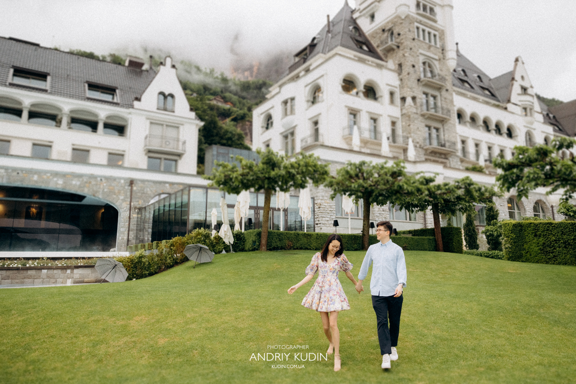 Unforgettable Proposal Photography Switzerland: Propose in Park Hotel Viznau