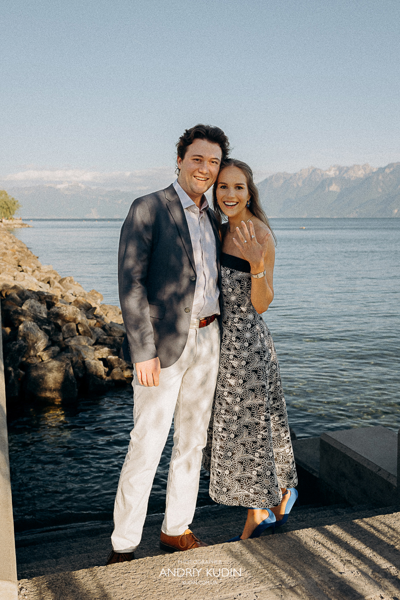 Romantic Marriage Proposal in Lausanne
