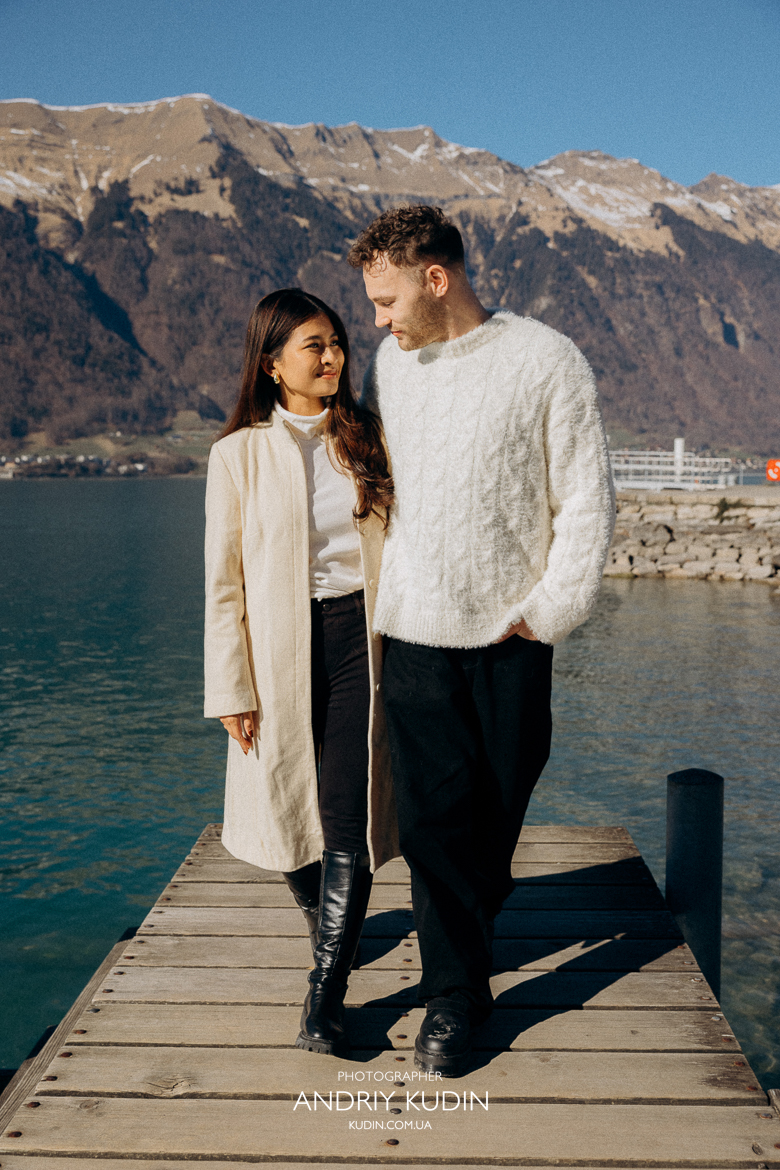 Marriage proposal in Iseltwald, romantic marriage proposal Iseltwald Switzerland, Iseltwald proposal photography services, best marriage proposal spots in Iseltwald, Iseltwald Switzerland engagement photoshoot