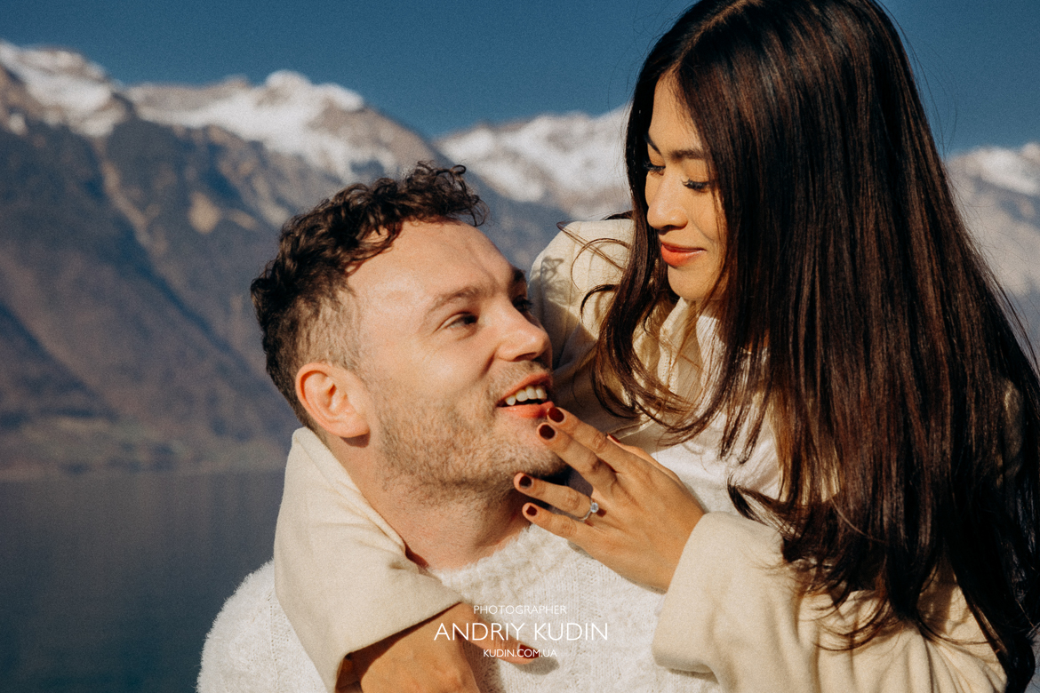 Surprise Marriage proposal in Iseltwald, Iseltwald proposal photography services, Iseltwald Switzerland engagement photoshoot, best marriage proposal spots in marriage proposal in Interlaken, romantic proposal in Interlaken