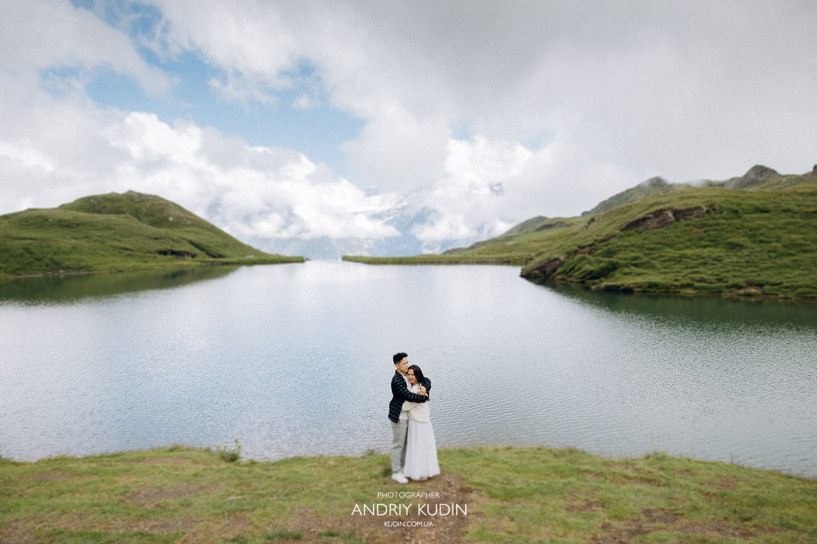 Marriage Proposal in Grindelwald, Marriage Proposal in First, Bachalpsee Lake, Marriage Proposal in Switzerland, Alpine marriage proposal in Grindelwald with Eiger views 