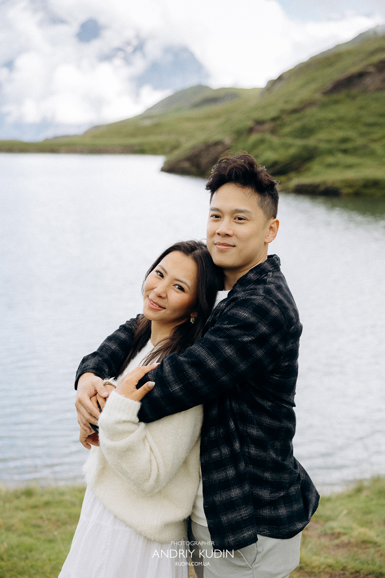 Bachalpsee Lake engagement, Marriage Proposal in Grindelwald.