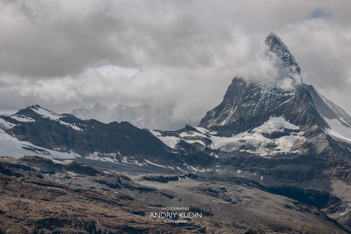 Proposal engagement near the Matterhorn, Zermatt. Switzerland.