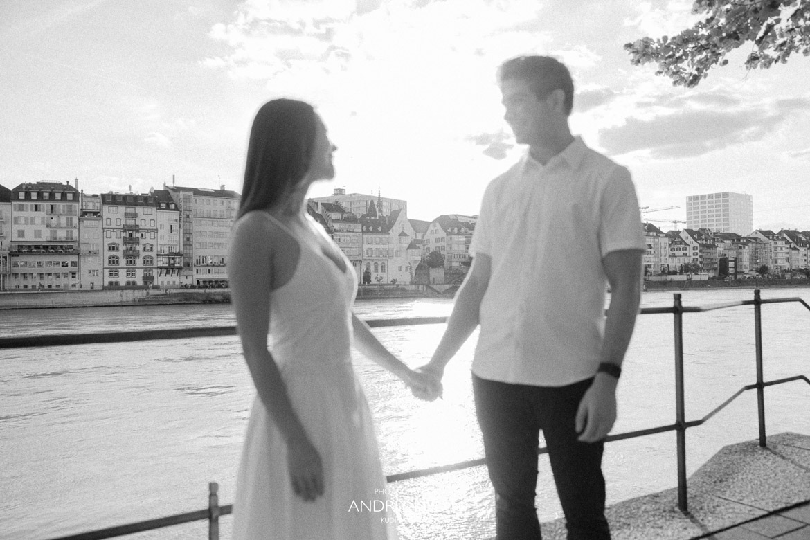 Marriage Proposal in Basel, Switzerland – Golden Hour Photography