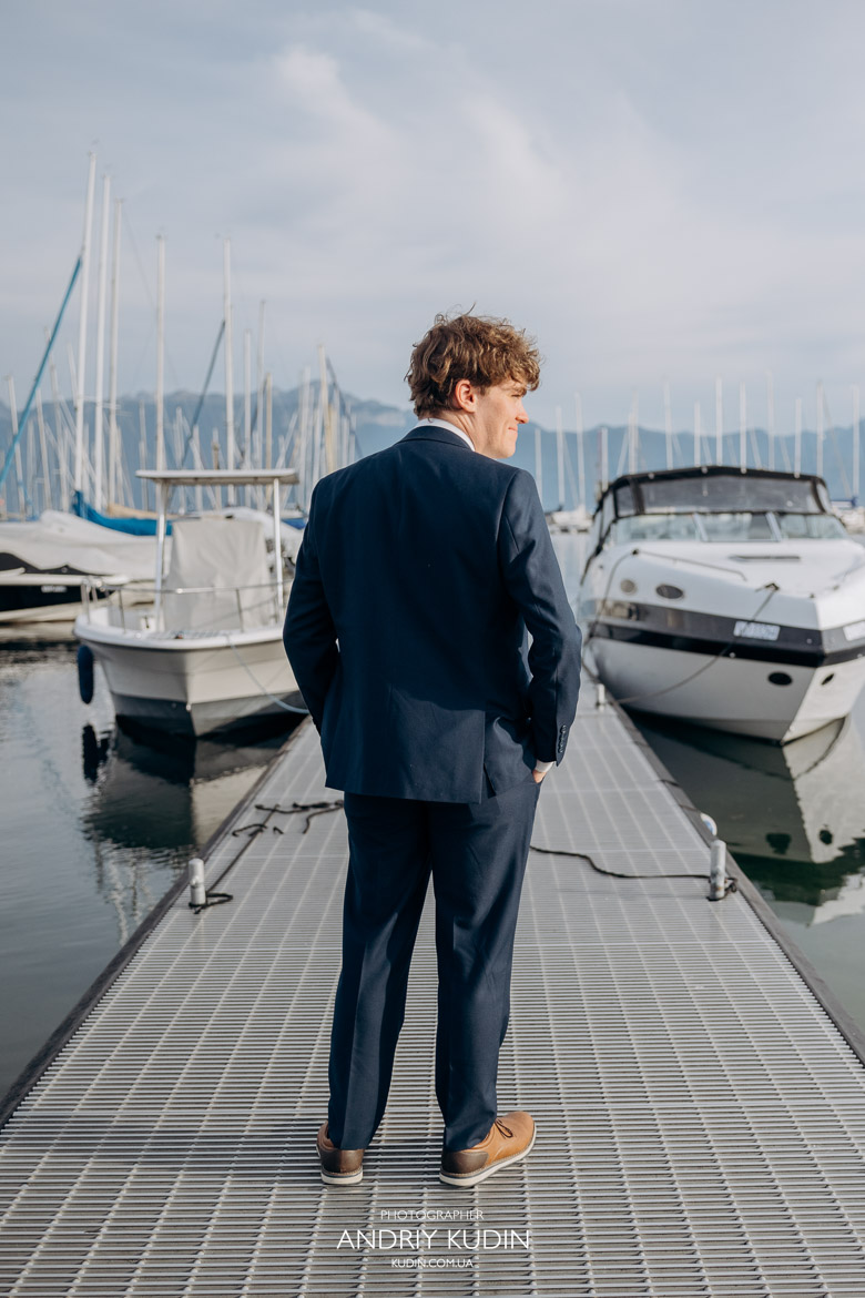 Lausanne wedding photographer shoots bride and groom with stunning Alps backdrop in Lausanne.,Lausanne Wedding Photographer – Capturing Love by Geneva Lake