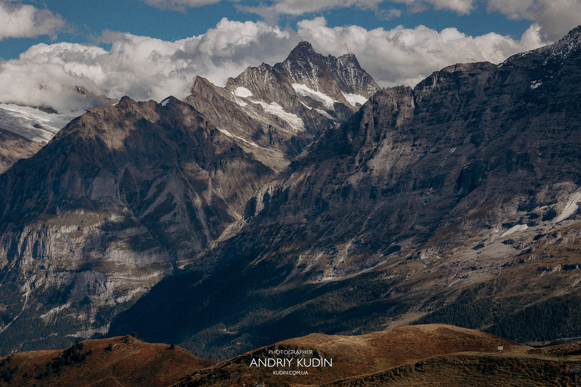 Amazing marriage proposal with alpine panorama