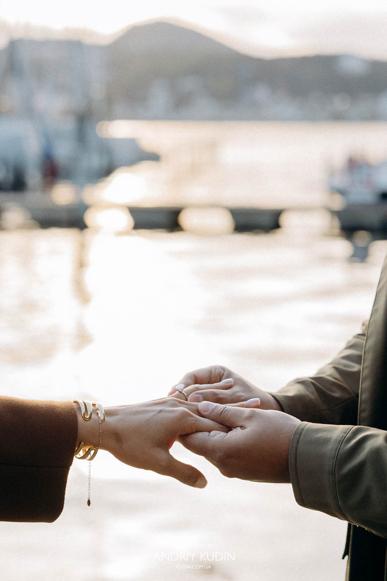 Propose in Switzerland with Lake Zurich as the backdrop