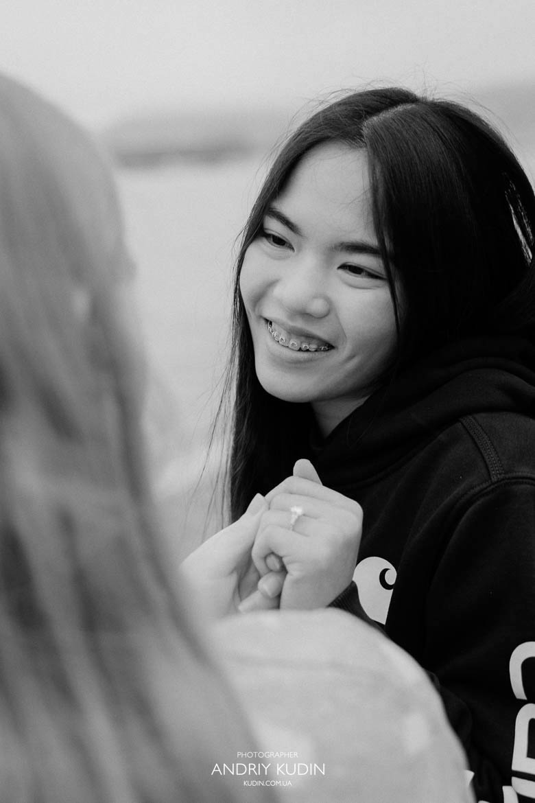 Two women engagement during a romantic Zurich proposal in Switzerland