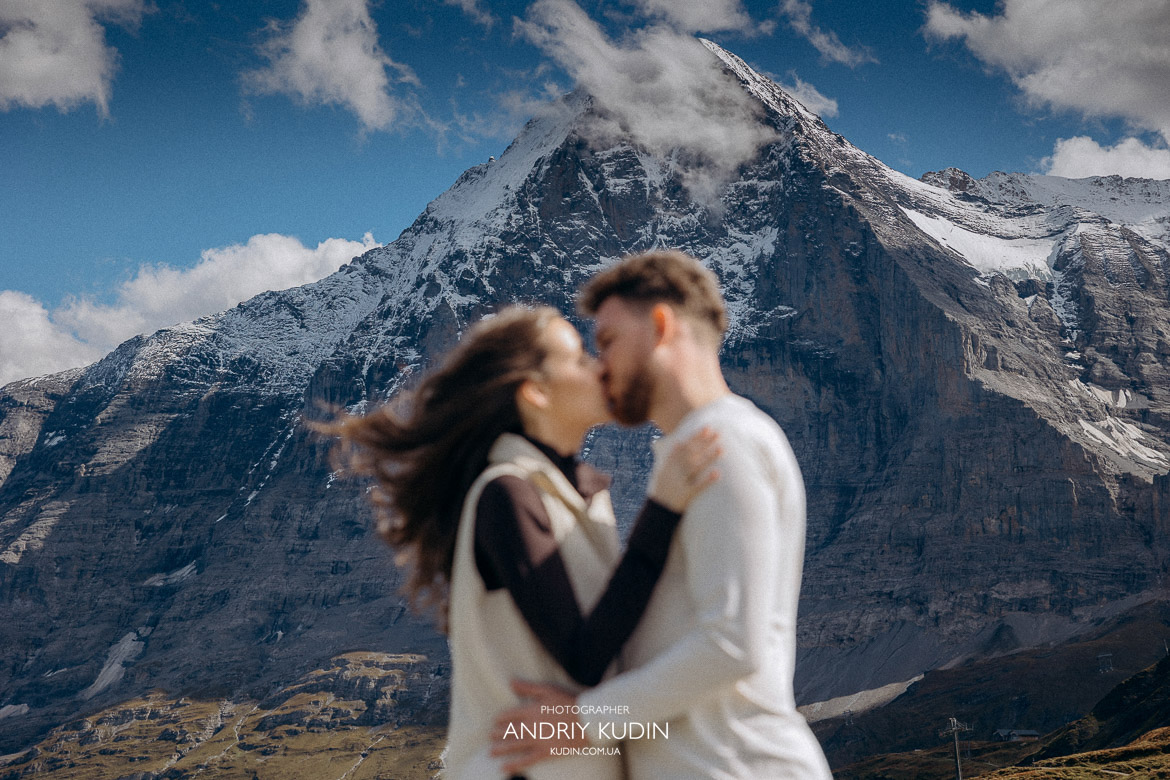 proposal in switzerland, Männlichen proposal photography