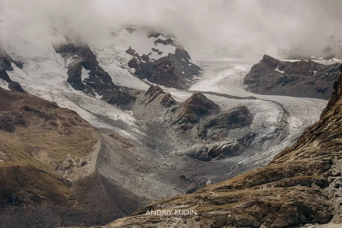 Swiss Alps engagement proposal near Matterhorn in Zermatt