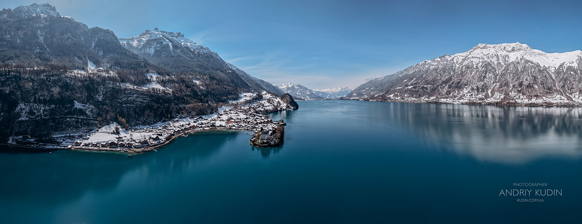 Dream proposal in Switzerland at Iseltwald with Lake Brienz and alpine scenery