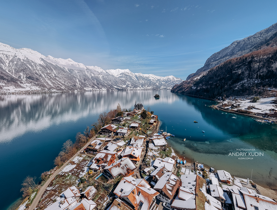 Scenic proposal spot at Iseltwald Pier by Lake Brienz for destination engagement