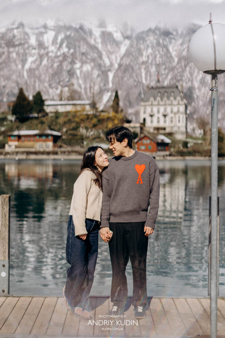 Proposal story inspired by Crash Landing On You filmed in Iseltwald Switzerland Proposal story inspired by Crash Landing On You filmed in Iseltwald Switzerland