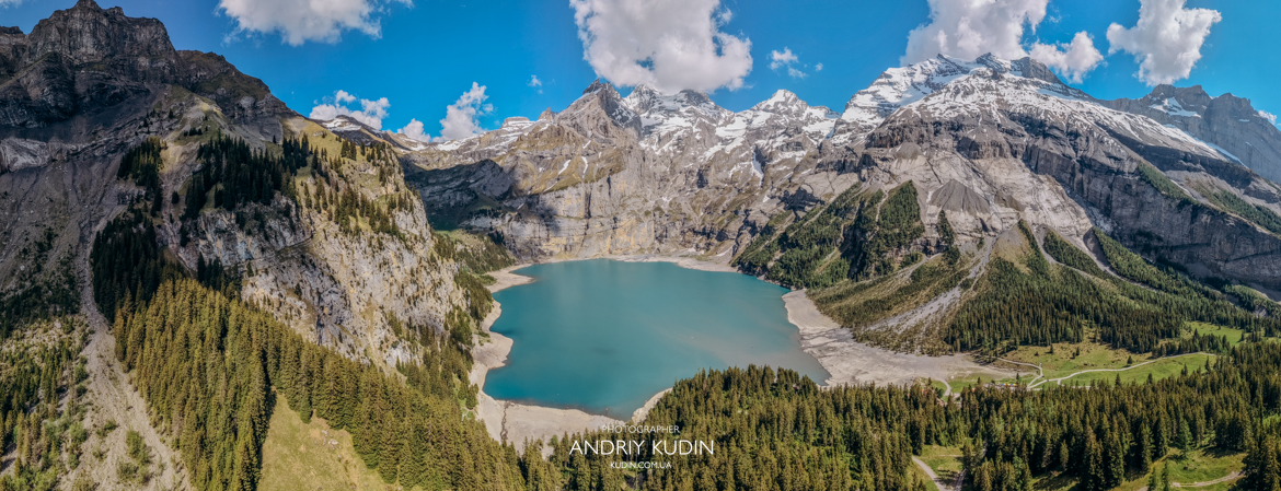 Dreamy proposal in Swiss Alps at Lake Oeschinen Romantic engagement photography at Oeschinensee Switzerland