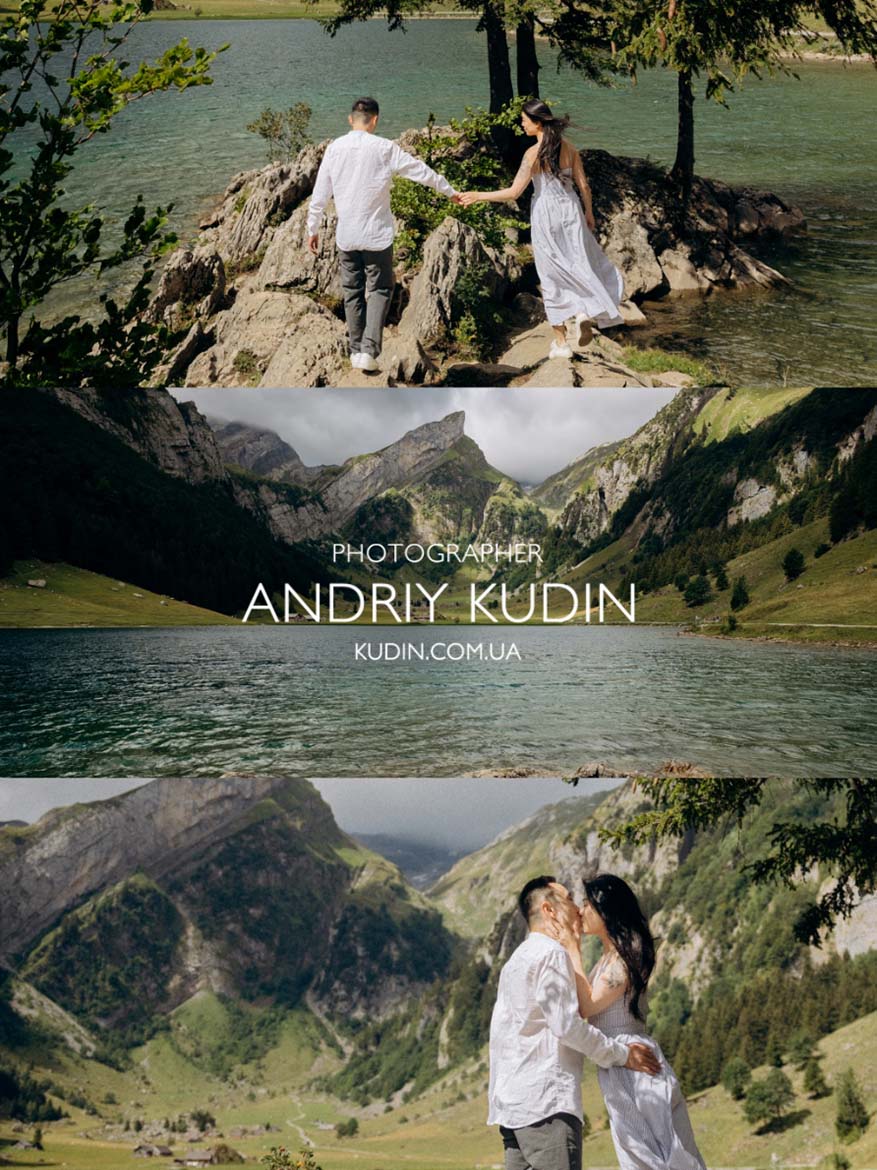 switzerland proposal photographer, Summer Engagement Photoshoot at Seealpsee