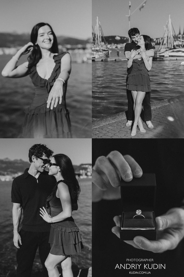 lake lucerne proposal lake lucerne proposal, Man kneeling in a quiet Lucerne park, shot by a switzerland proposal photographer. Vintage film style proposal image from a premium fotograf schweiz.