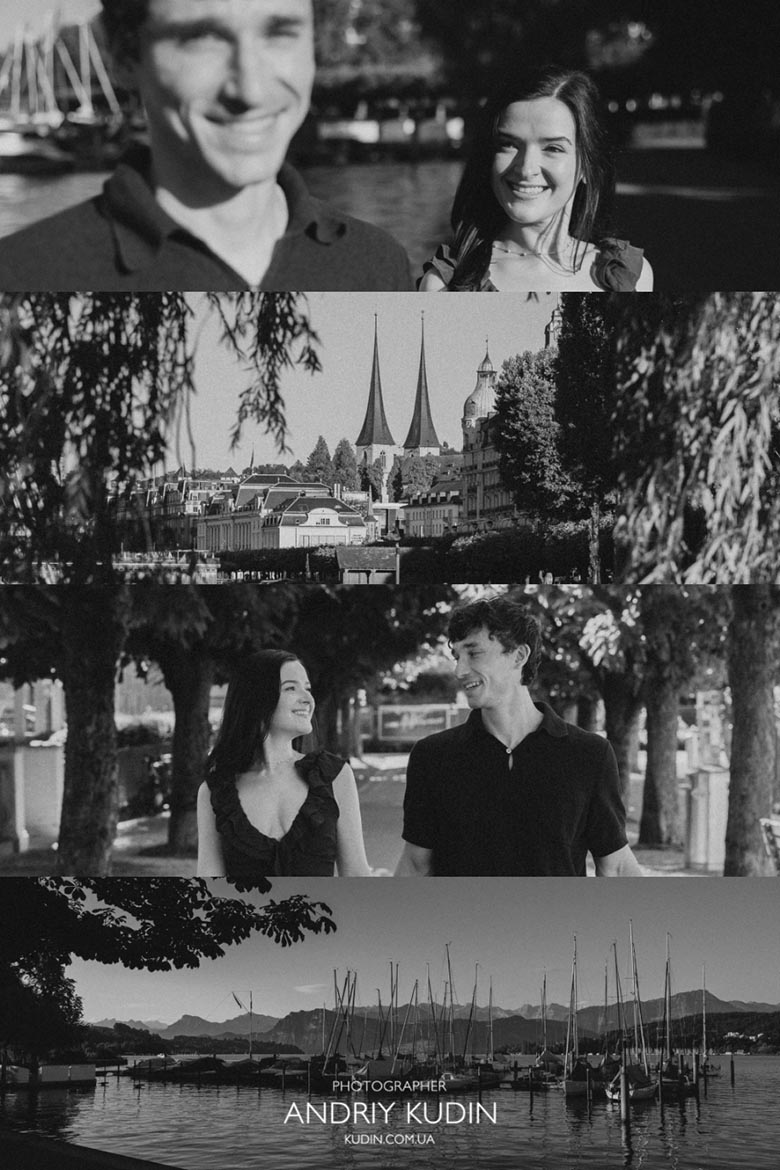 lake lucerne proposal lake lucerne proposal, Panoramic viewpoint of the Swiss Alps, photographed by a fotograf schweiz. Professional black and white couple portrait session by a hochzeitsfotograf zürich.